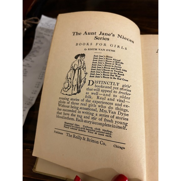 Aunt Janes Nieces Out West Aunt Janes Nieces At Millville Vintage Books Set - Picture 3 of 7